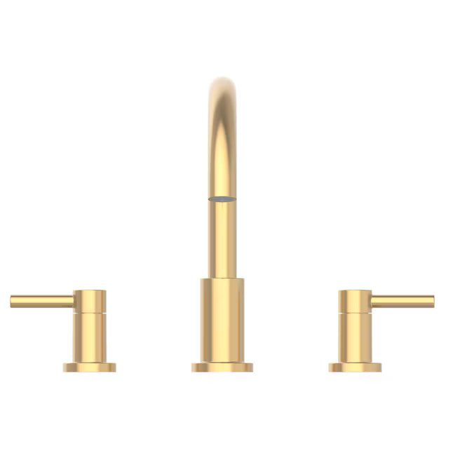 Alpine Reserve Brushed Gold 2-handle Deck-mount Roman Mid-arc Bathtub Faucet (Valve Included), 67420-514408, 5706454, MSRP: $169.13, FINAL PRICE: $89.99 + TAX