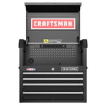 CRAFTSMAN 2000 Series 26.68-in W x 24.7-in H x 16.32-in D 4 -Drawer Steel Tool Chest ( Black )