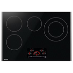 Sharp 30-in Drop-in 4 burners Smooth Surface Black Radiant Electric Cooktop with Bridge Element, SCR3041GB *JR2512, Retail: $799.00, FINAL PRICE: $379.99 + TAX