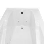 Laurel Mountain Mercer II Deluxe 36-in x 60-in White Acrylic Rectangle Drop-in Whirlpool Tub (Reversible Drain), ZL3660MW, MSRP: $1,686.14, Final Price: $1,199.99 + Tax