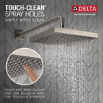 Delta Universal Showering Single-Setting Raincan Shower Head in Stainless Steel, RP50841SS, MRSP: $314.15, FINAL PRICE: $ + TAX