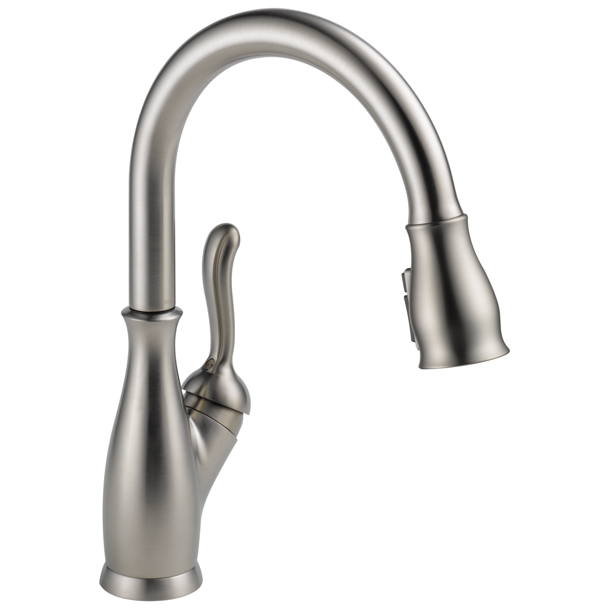 Delta Leland Single Handle Pull-Down Kitchen Faucet with ShieldSpray Technology in Spotshield Stainless Steel, 9178-SP-DST, MRSP: $247.09, FINAL PRICE: $99.99 + TAX