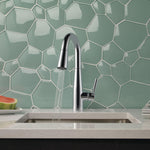 Delta Essa Chrome Single Handle Deck-mount Bar and Prep Kitchen Faucet with Sprayer