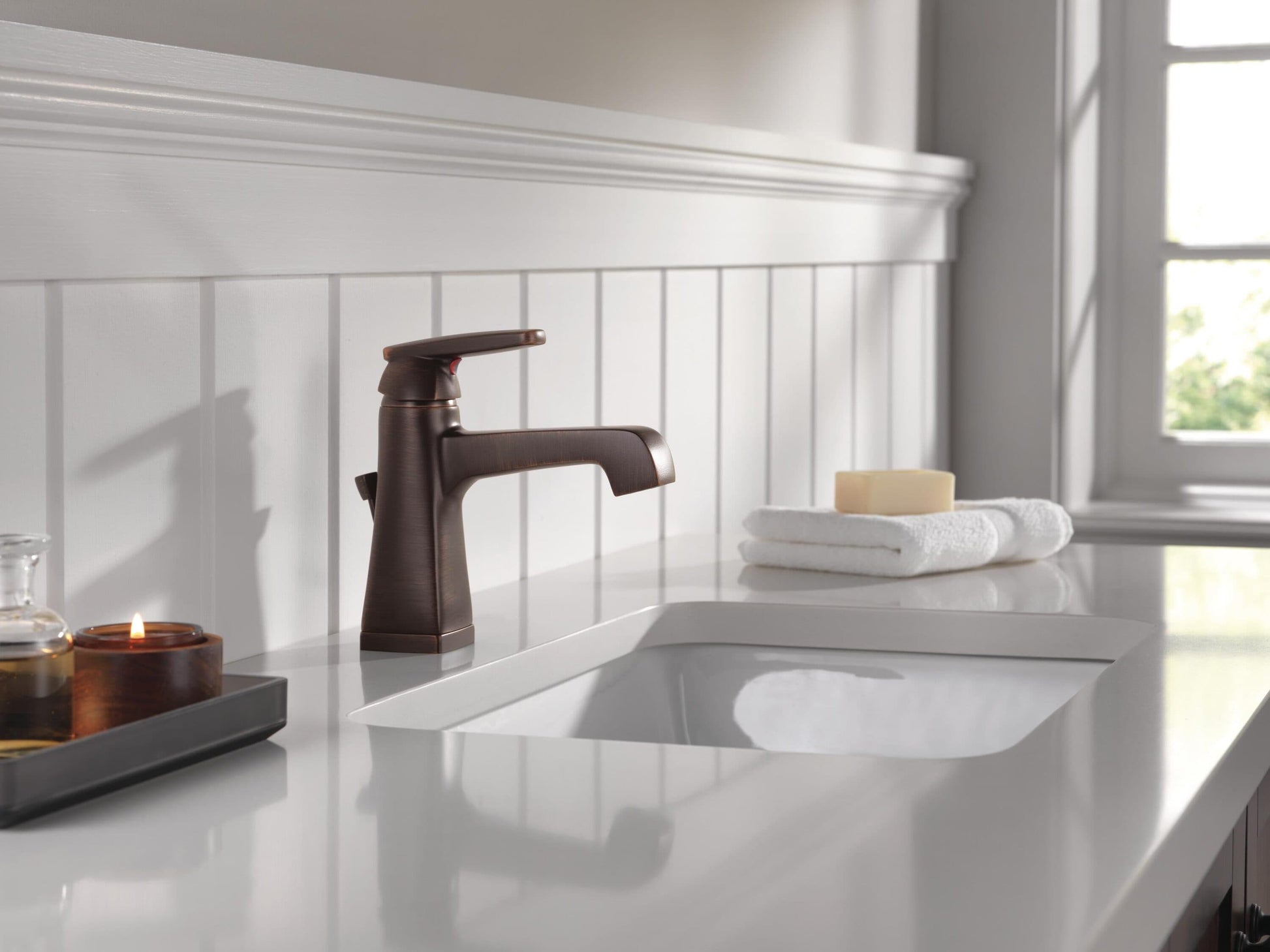Delta Ashlyn Single Handle Bathroom Faucet in Venetian Bronze, 564-RBMPU-DST, MRSP: $470, FINAL PRICE: $ + TAX