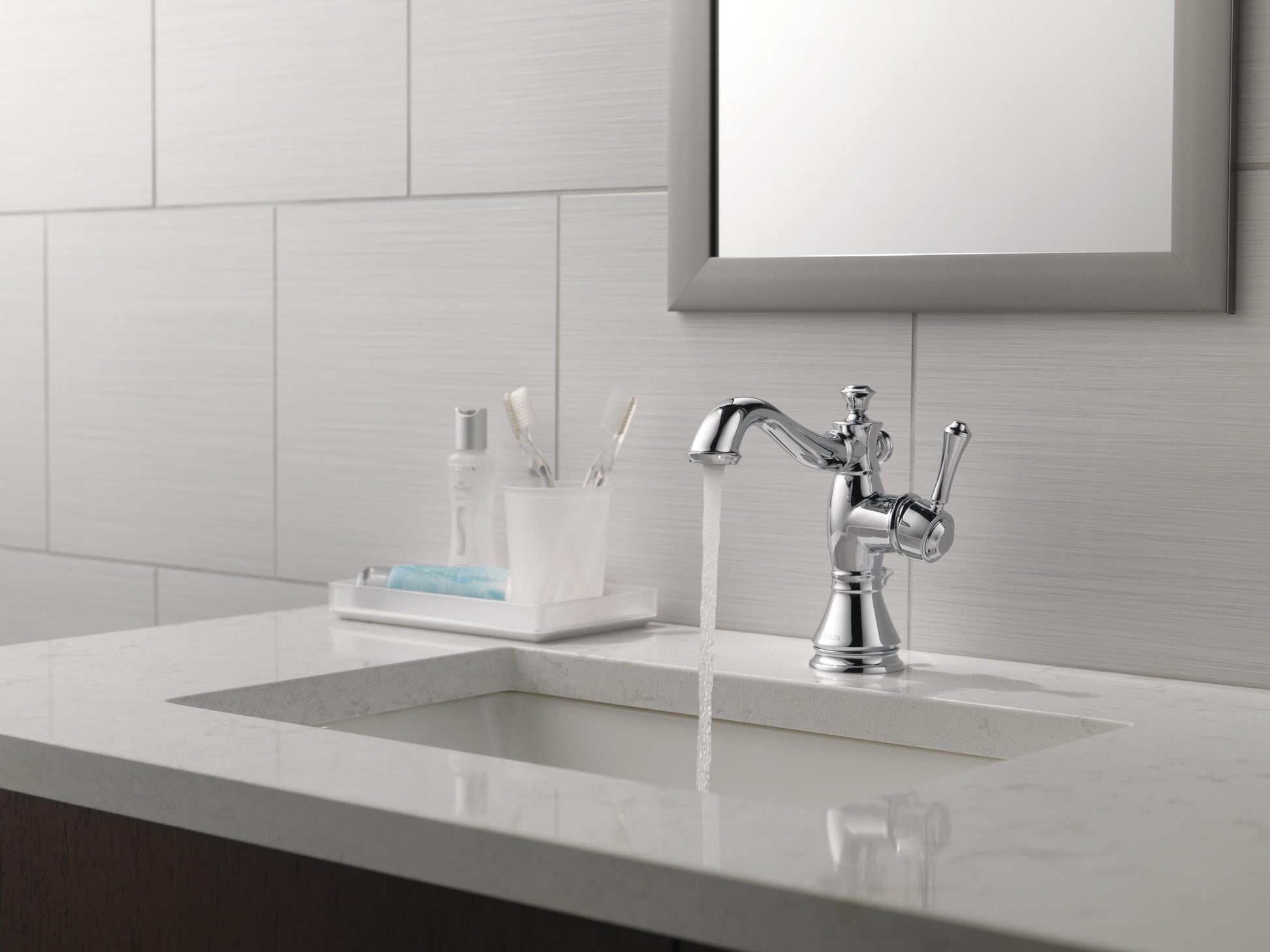 Delta Cassidy Single Handle Bathroom Faucet in Chrome, 597LF-MPU, MRSP: $456, FINAL PRICE: $ + TAX