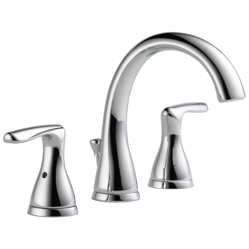 Delta Foundations Two Handle Widespread Lavatory Faucet in Chrome, B3518LF, MRSP: $159.9, FINAL PRICE: $ + TAX