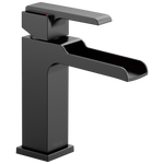Delta Ara Single Handle Channel Bathroom Faucet in Matte Black, 568LF-BLLPU, MRSP: $742, FINAL PRICE: $ + TAX