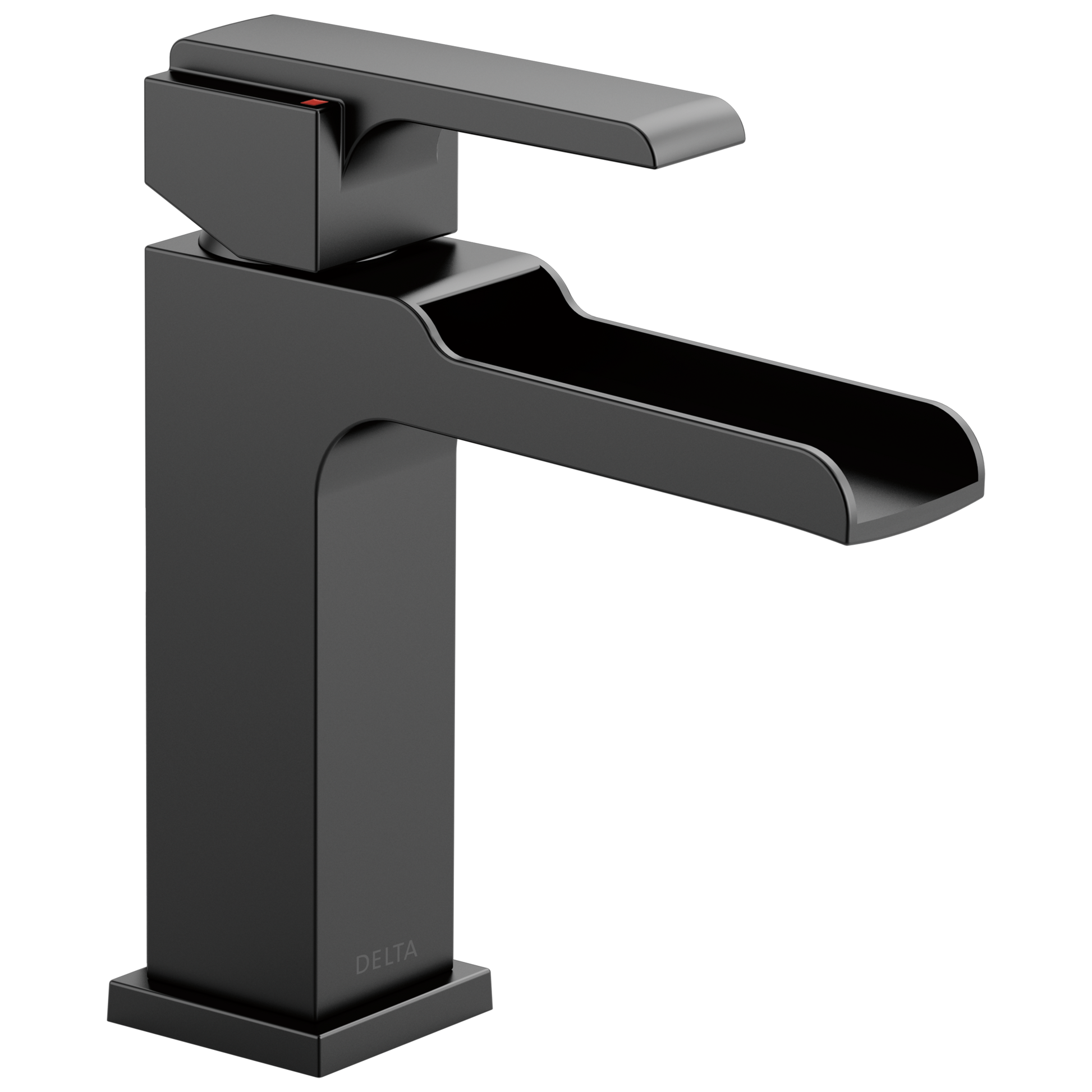 Delta Ara Single Handle Channel Bathroom Faucet in Matte Black, 568LF-BLLPU, MRSP: $742, FINAL PRICE: $ + TAX