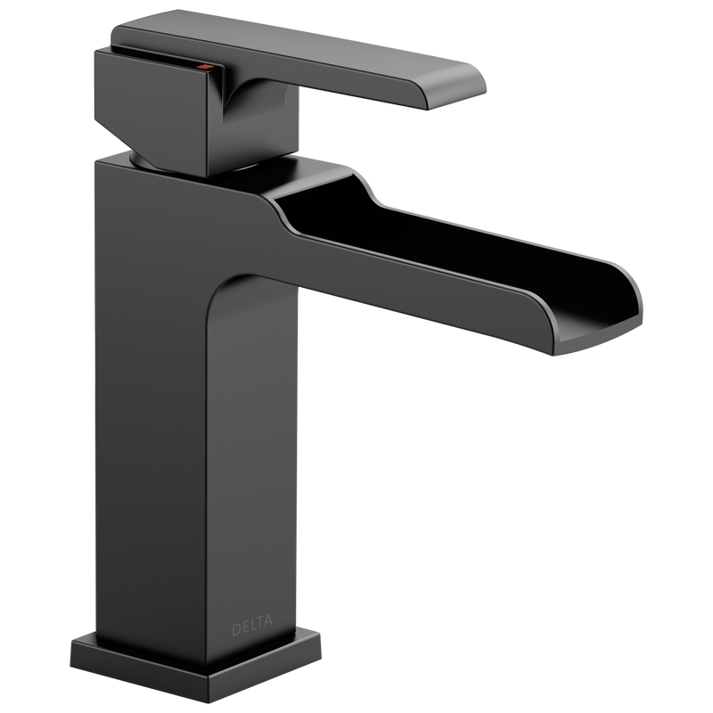 Delta Ara Single Handle Channel Bathroom Faucet in Matte Black, 568LF-BLLPU, MRSP: $742, FINAL PRICE: $ + TAX