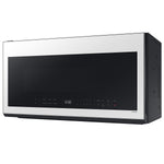 Samsung 2.1-cu ft Over-the-Range Microwave with Sensor Cooking ( White Glass )