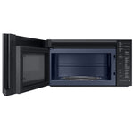 Samsung 2.1-cu ft Over-the-Range Microwave with Sensor Cooking ( White Glass )