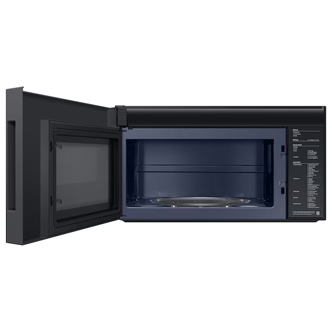 Samsung Bespoke 2.1-cu ft 400-CFM Over-the-Range Microwave with Sensor Cooking (White Glass), ME21DB650012 *BG, MSRP: $549.00, FINAL PRICE: $279.99 + TAX