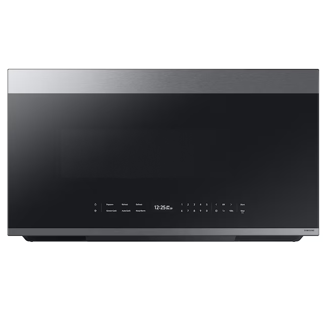 Samsung Bespoke 2.1-cu ft 400-CFM Over-the-Range Microwave with Sensor Cooking (Stainless Steel), ME21DG6700SR *BG, MSRP: $579.00, FINAL PRICE: $279.99 + TAX
