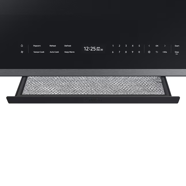 Samsung Bespoke 2.1-cu ft 400-CFM Over-the-Range Microwave with Sensor Cooking (Stainless Steel), ME21DG6700SR *BG, MSRP: $579.00, FINAL PRICE: $279.99 + TAX