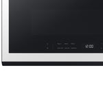 Samsung 2.1-cu ft Over-the-Range Microwave with Sensor Cooking ( White Glass )
