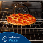 GE EasyWash Oven Tray 30-in Glass Top 5 burners 5.3-cu ft Air Fry Convection Oven Freestanding Electric Range ( Stainless Steel )