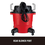 CRAFTSMAN 12-Gallon 5.5 HP Corded Wet/Dry Shop Vacuum with Accessories Included, CMXEVCVVJH1211 *JR2506, [FB293], Retail: $99.00, FINAL PRICE: $59.99 + TAX
