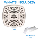 Oxygenics 6.0-Spray Brushed Nickel 4.5-in Square High Pressure Shower Head 1.8 GPM, 35588 #5283494 , Retail: $44.98, FINAL PRICE: $24.99 + TAX