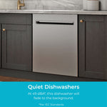 Kenmore 24-in Top Control Built-in Dishwasher ( White ) With Third Rack, 49-Decibel