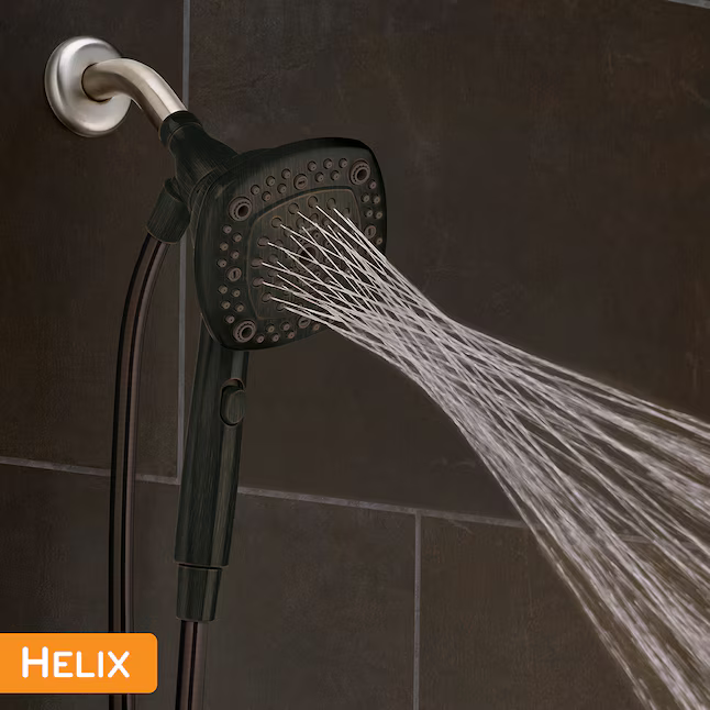 Oxygenics EasyConnect w/ Colossus 8.0 -Spray Oil Rubbed Bronze 4.53-in Square High Pressure