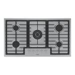 Bosch 800 Series 36-in 5 burners Stainless steel Gas Cooktop