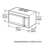 Bosch Benchmark Series 1.9-cu ft Over-the-Range Convection Microwave with Sensor Cooking ( Stainless steel )