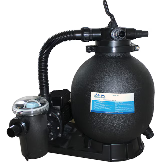AQUA PRO Sand Filter Sand Pool Filter System with Pump, APA1063075LBS *HD2407, Retail: $303.40, Final Price: $199.99 +Tax