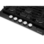 KitchenAid 30-in 5 burners Black Gas Cooktop, KCGG530PBL *JR2512, Retail: $1,699.00, FINAL PRICE: $849.99 + TAX