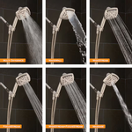 Oxygenics Marvel 6.0-Spray Brushed Nickel 4.88-in Square High Pressure Handheld Shower Head 1.8 GPM, 55489 #1227797  *JR2512, Retail: $47.48, FINAL PRICE: $27.99 + TAX