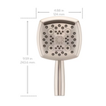 Oxygenics Marvel 6.0-Spray Brushed Nickel 4.88-in Square High Pressure Handheld Shower Head 1.8 GPM, 55489 #1227797  *JR2512, Retail: $47.48, FINAL PRICE: $27.99 + TAX