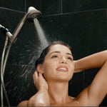 Oxygenics PowerMassage 5.0 -Spray Brushed Nickel 3.35-in Round High Pressure Handheld Shower Head 1.75 GPM, RETAIL: $39.98, FINAL PRICE: $23.99 + TAX