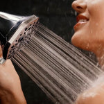 Oxygenics PowerSelect 7.0 -Spray Chrome 4-in Polygon High Pressure Handheld Shower Head 1.75 GPM