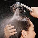 Oxygenics PowerSelect 7.0 -Spray Chrome 4-in Polygon High Pressure Handheld Shower Head 1.75 GPM