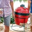 Kamado Joe Joe Jr. 13.5-in W Blaze Red Kamado Charcoal Grill, KJ13RH *JR2408, MSRP: $499.00, FINAL PRICE: $249.99 + TAX