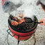 Kamado Joe Joe Jr. 13.5-in W Blaze Red Kamado Charcoal Grill, KJ13RH *JR2408, MSRP: $499.00, FINAL PRICE: $249.99 + TAX