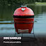 Kamado Joe Joe Jr. 13.5-in W Blaze Red Kamado Charcoal Grill, KJ13RH *JR2408, MSRP: $499.00, FINAL PRICE: $249.99 + TAX