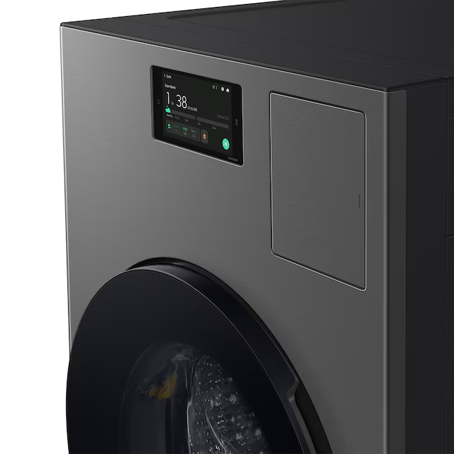 Samsung Bespoke 5.3-cu ft Capacity Dark Steel Ventless All-In-One Washer Dryer Combo, WD53DBA900HZ *JR2509, Retail: $3,299.00, FINAL PRICE: $1,499.99 + TAX