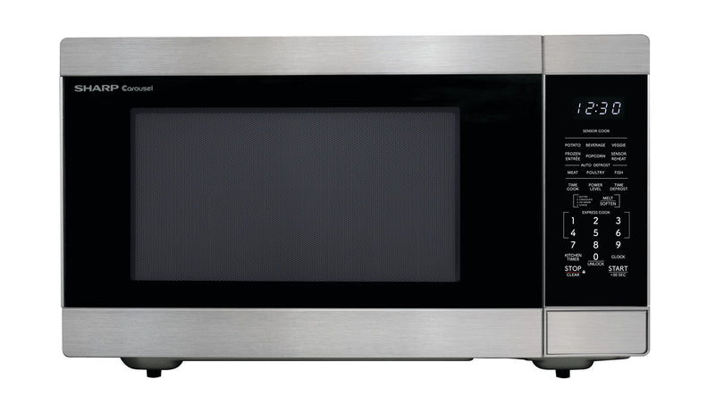 Sharp 2.2-cu ft 1200 -Watt Countertop Microwave ( Stainless Steel )