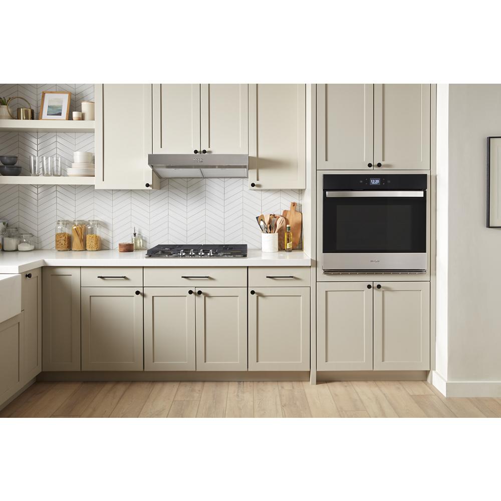 Whirlpool 30-inch Convertible 270-CFM Recirculating Stainless Steel Under Cabinet Range Hood