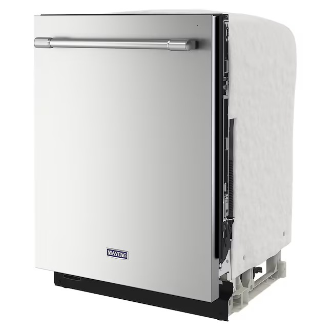 Maytag 24-in Top Control Built-in Dishwasher With Third Rack (Fingerprint Resistant Stainless Steel) 44-dBA, MDB9979SKZ/0 *JR2507, Retail: $1,049.00, FINAL PRICE: $649.99 + TAX