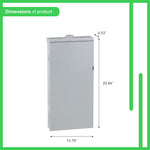Square D Homeline 200 -Amp 8 -Spaces 16 -Circuit Outdoor Main Breaker Plug-On Neutral Load Center
