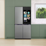 Samsung Bespoke Standard-Depth Family Hub 29-cu ft 4-Door 36-in French Door Refrigerator with Dual Ice Maker with Water Dispenser and Door within Door (Stainless Steel), RF29DB9900QD/AA *JR2511, Retail: $4,999.00, FINAL PRICE: $2,499.99 + TAX