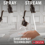 Delta Leland Touch2O Technology Kitchen Faucet with Touchless Technology in Venetian Bronze, 9178TL-RB-DST