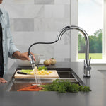 Delta Trinsic VoiceIQ Kitchen Faucet with Touch2O Technology with Touchless Technology in Chrome, 9159TLV-DST, MRSP: $849, FINAL PRICE: $399.99 + TAX
