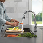 Delta Trinsic VoiceIQ Kitchen Faucet with Touch2O Technology with Touchless Technology in Chrome, 9159TLV-DST, MRSP: $849, FINAL PRICE: $399.99 + TAX