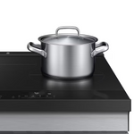 Samsung Bespoke 30-in 4 Burners 6.3-cu ft Air Fry Convection Oven Slide-in Single Induction Range (Stainless Steel), NSI6DG9500SR *BG, MSRP: $2,499.00, FINAL PRICE: $1,099.99 + TAX