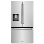 ZLINE KITCHEN & BATH Standard-Depth 28.9-cu ft 3 -Door 36-in Wide with Dual Ice Maker (Stainless Steel)