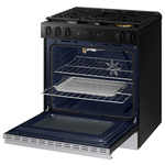 Samsung Bespoke 30-in 5 burners 6-cu ft Air Fry Convection Oven Slide-In Natural Gas Range ( Stainless Steel ), NSG6DG8500SR/AA *BE, MSRP: $2,099.00, FINAL PRICE: $899.99 + TAX