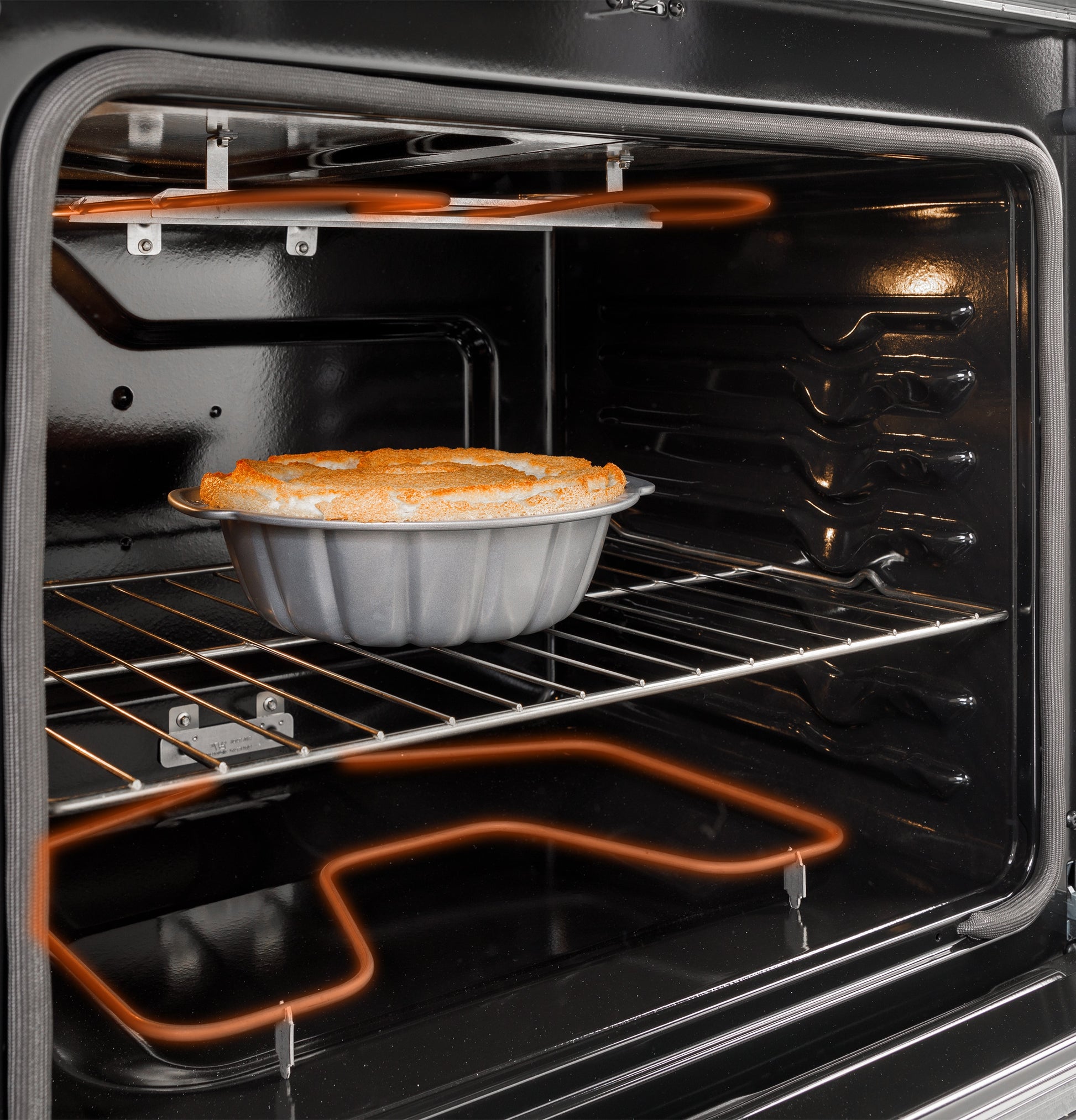 GE 30-in Glass Top 4 burners 5.3-cu ft Freestanding Electric Range ( Stainless Steel )