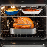 GE 30-in Glass Top 4 burners 5.3-cu ft Freestanding Electric Range ( Stainless Steel )